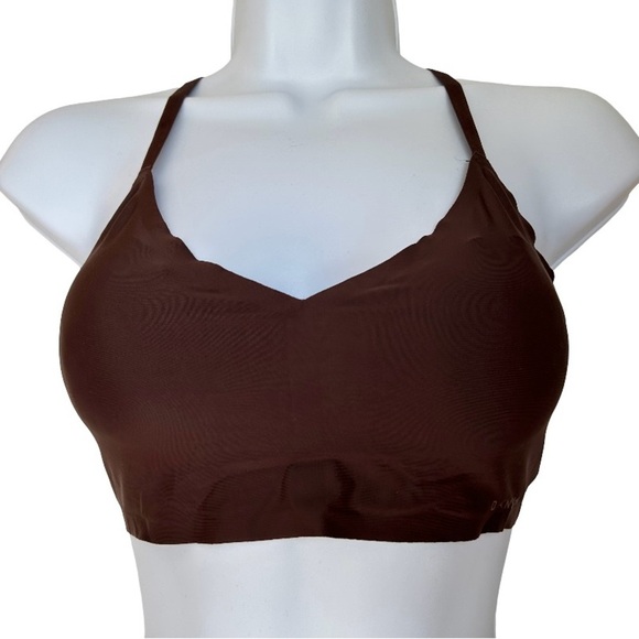 NEW DANSKIN RACERBACK LACE BRA WITH REMOVABLE PADDING NO UNDERWIRE - Picture 2 of 4